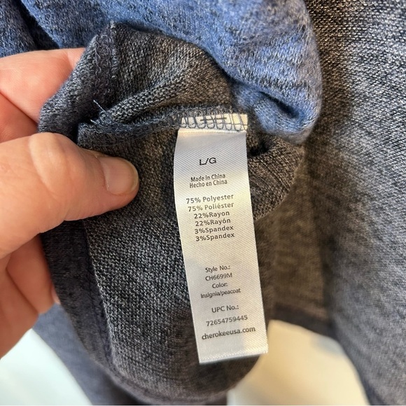 Women’s large Cherokee multicolor cardigan, long sleeve. New with tags. - Picture 8 of 8